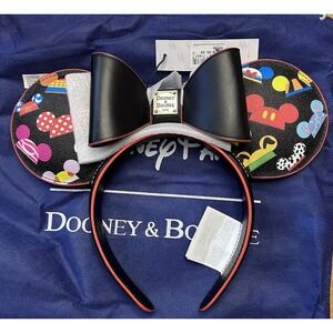 2025 DISNEY Parks DOONEY & BOURKE Mickey Mouse EAR HATS Black Bow Ears Headband